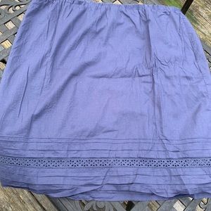 Eddie Bauer Cotton eyelet detail skirt